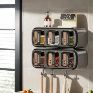 Wall Mounted Seasoning Storage Container