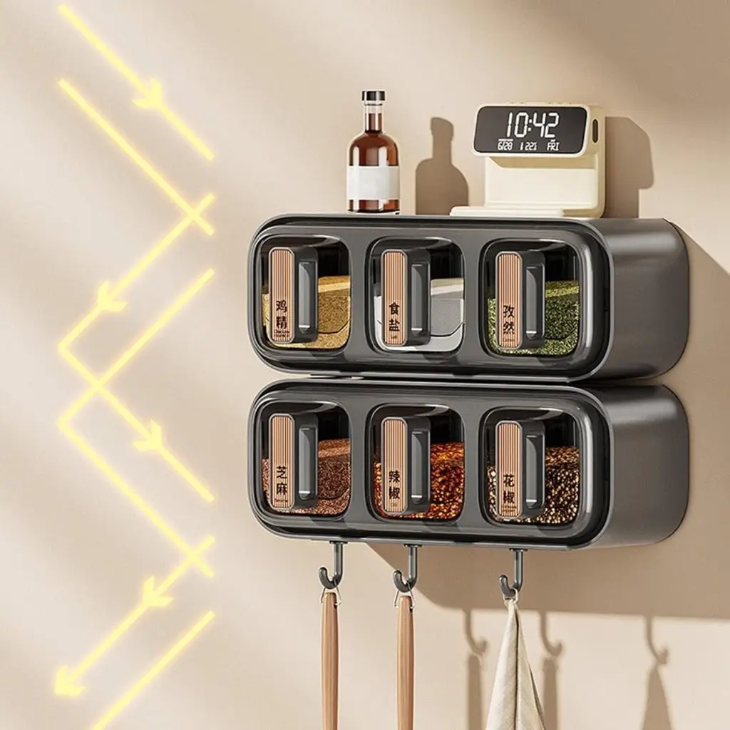 Wall Mounted Seasoning Storage Container - Image 3